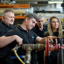 Anglo pumps team in workshop